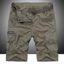 Men Quick-dry Outdoor Shorts Multi-bag Functional Wear-resisting Hiking Climbing Shorts Breathable Fishing Short Pants M-4XL