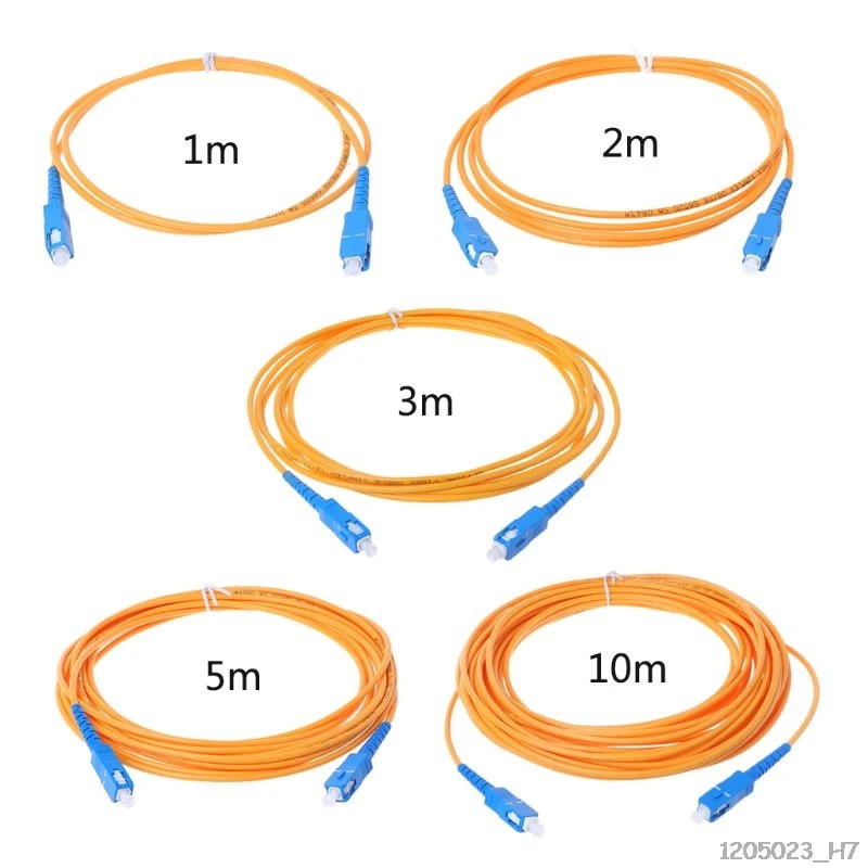 

SC/UPC-SC/UPC-SM 3mm Fiber Optic Jumper Cable Single Mode Extension Patch Cord 1m, 2m, 3m, 5m, 10m