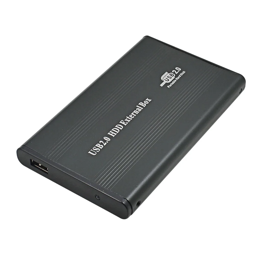 TISHRIC HD HDD SSD DVD Box 2,5 Внешний USB 2,0 Корпус контейнер для жесткого диска 1 ТБ 44Pin IDE адаптер чехол Оптический отсек