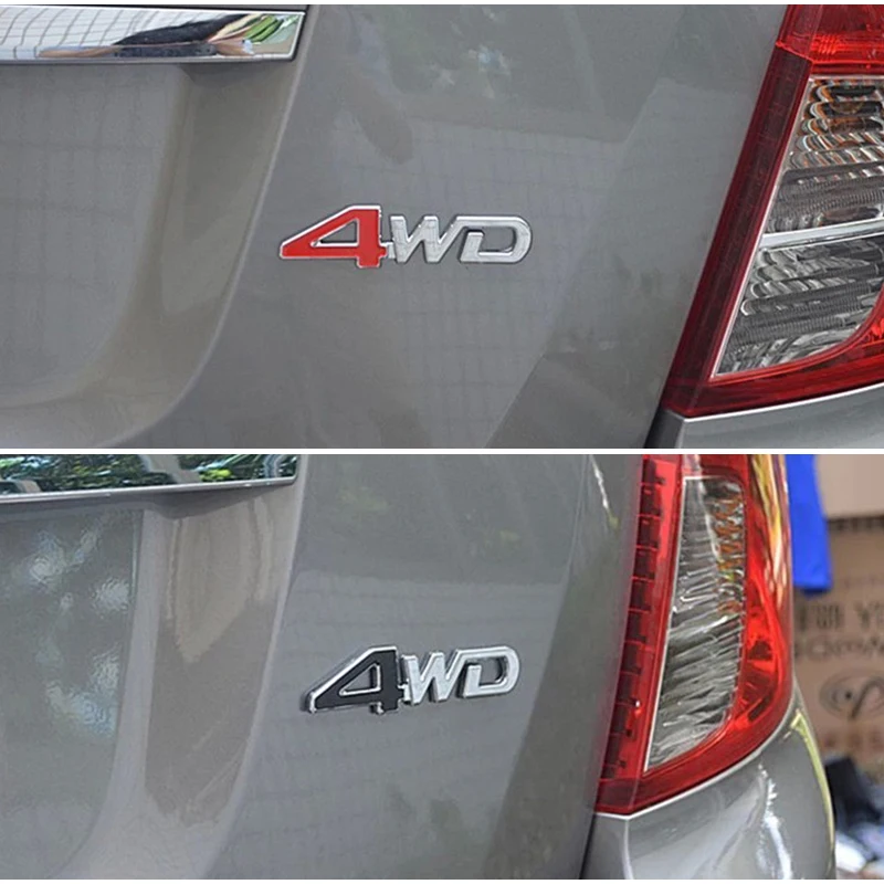 

3D 4WD 4x4 Metal Stickers Car Sticker For Suzuki Grand Vitara 2016 Swift SX4 Jimny Honda CRV Accord Civic 2006-2011 Accessories