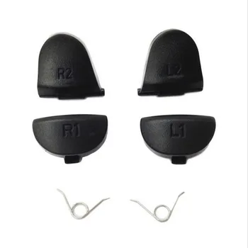 

L1 R1+L2 R2 w/ Spring Trigger Buttons Controller Gamepad Buttons Repair Parts For Sony PlayStation Dualshock 4 PS4 Replacement