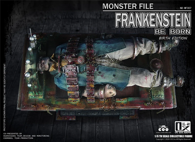 Полный Набор фигурок COOMODEL X OUZHIXIANG NO. MF007/NO. MF006 MONSTER файл серии FRANKENSTEIN