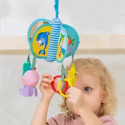 Новая детская подвесная игрушка кольцо мультяшное животное погремушка Колыбель подвесная для детской коляски игрушки Мягкая кукла