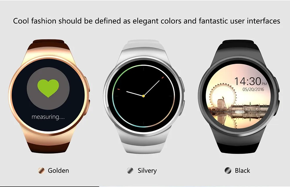 4montre intelligente Bluetooth Smart Watch Android IOS