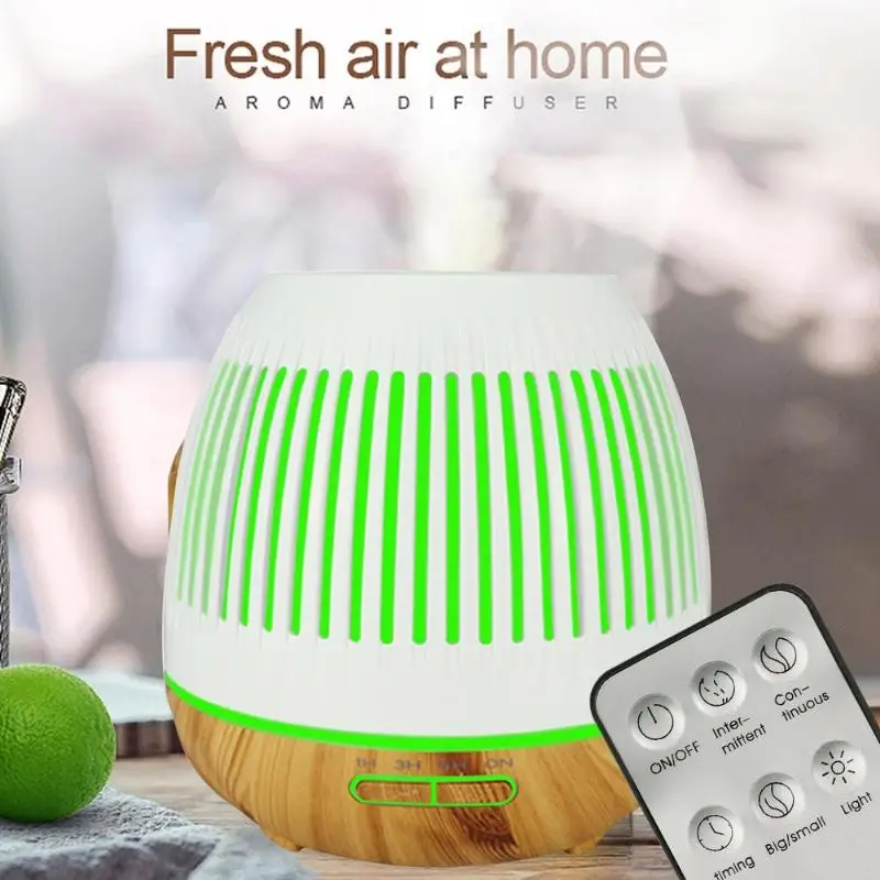 

400ml Timing Humidifier 7 Color Light Housing Humidifier Ultrasonic With Remote Control Aroma Diffuser Air Oil Diffuser