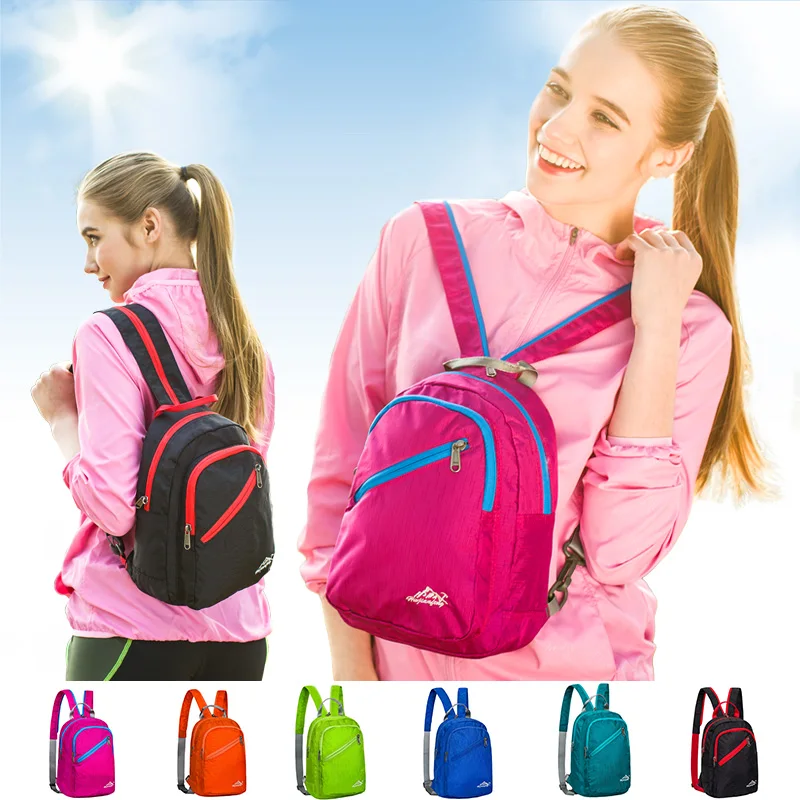 

Unisex casual sports backpack slung shoulder bag outdoor hiking bag waterproof