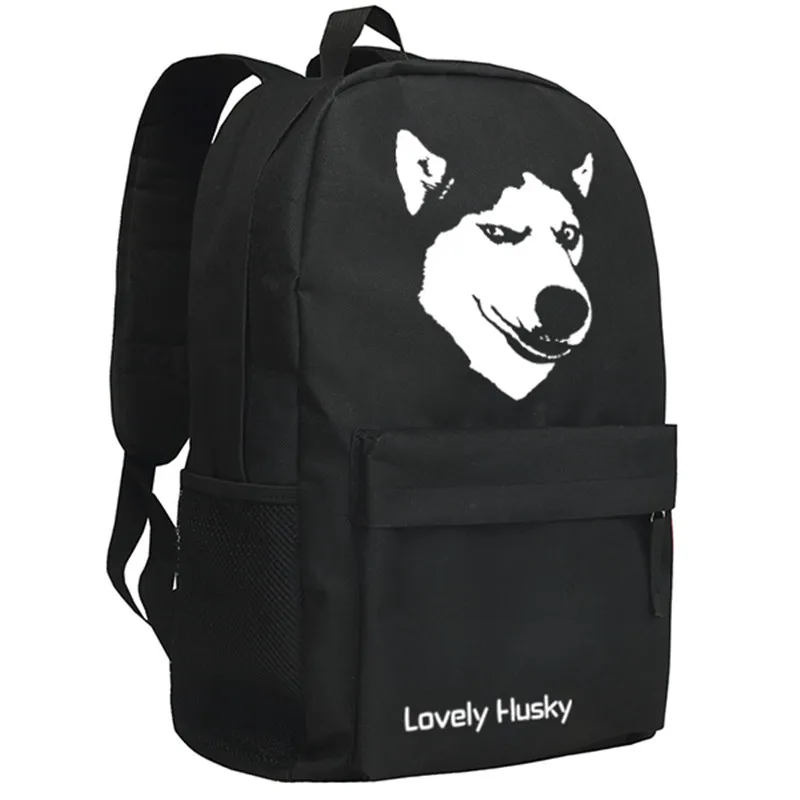 Милые рюкзаки Doge Husky shaba Inu Corgi с принтом рюкзак Оксфорд школьный для подростков