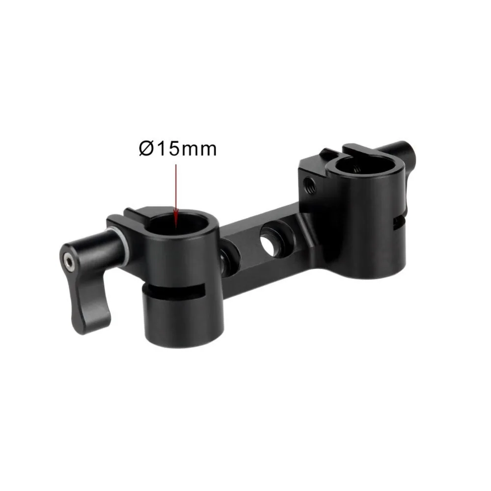NICEYRIG 15 мм зажим для удилища двойная опора камеры DSLR железной дороги 1/4&quot|Клетки