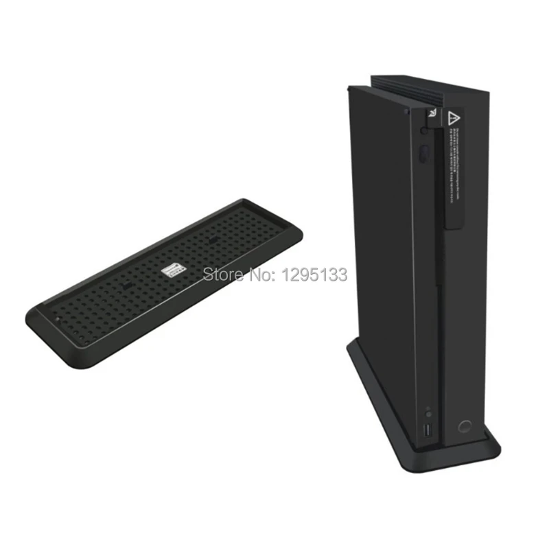 2 in 1 Vertical Stand Base with Cooling Fan for Xbox One X Console Holder andTemperature Control (1)