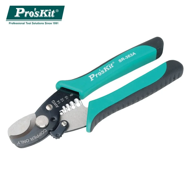 Инструмент для зачистки проводов Pro'skit SR 363B 2 в 1 комбинированные кусачки