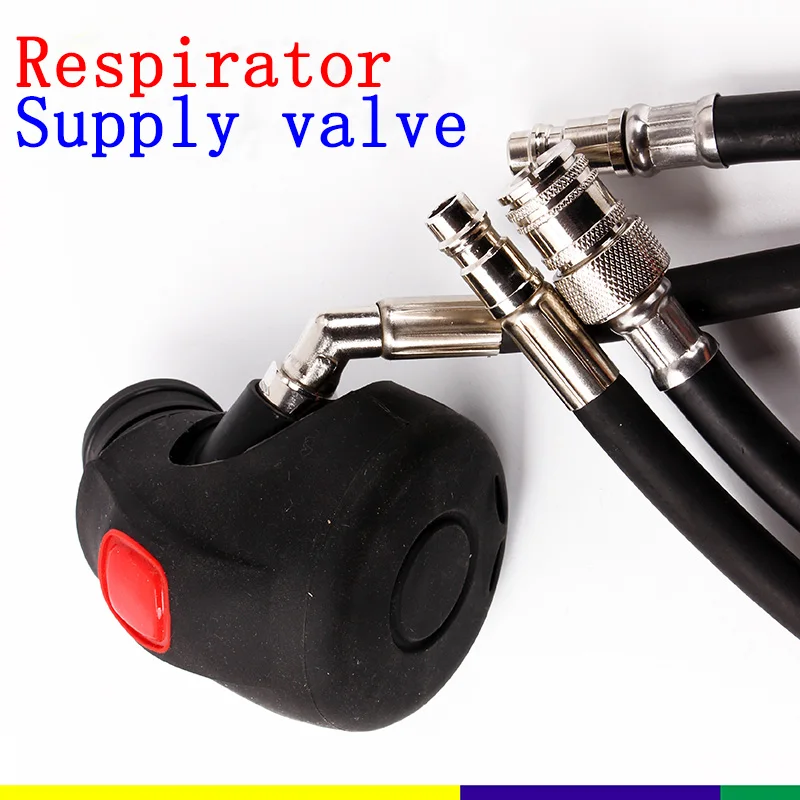 Masque Pression Positive RHZK 6.8/30MPa avec valve, porté par un ouvrier sur chantier.