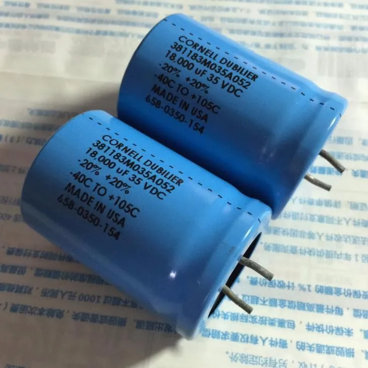 

D CORNELL-DUBILER 18000UF 35V CAPACITOR 35V18000UF 35*50MM