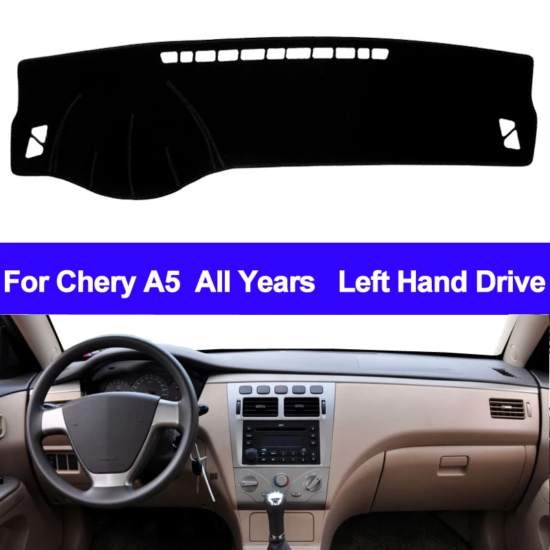 Авто коврик на приборную панель Dashboard Обложка ковров DashMat тире коврик подушка для Chery A5 все годы LHD коврик для приборной панели автомобиля укладки