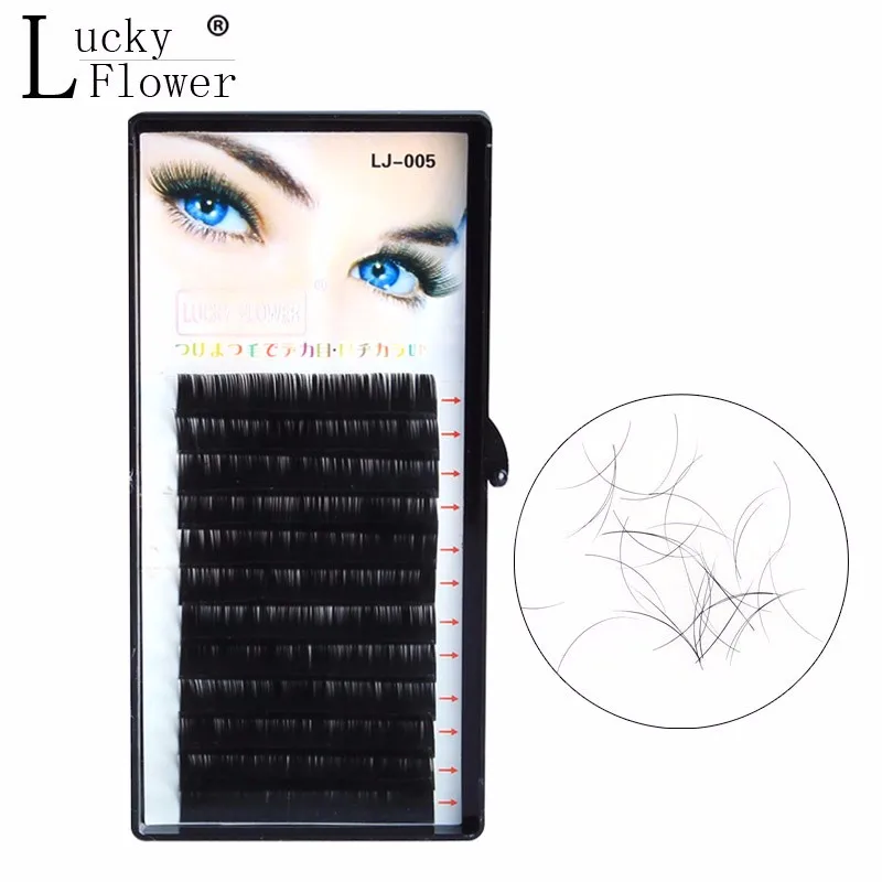 Online 0.12 J Curl Individu Mencangkok Bulu Mata Palsu Ekstensi Bulu Mata Palsu Alami Lembut lash Ekstensi