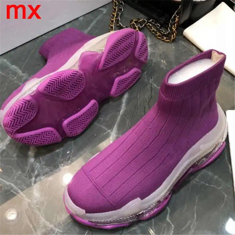 

F.N.JACK Mens Shoes Men Sneakers Knit Upper Breathable Sport Shoes Sock Boots Casual Shoes Man Sneaker Mens' Boot Slip on