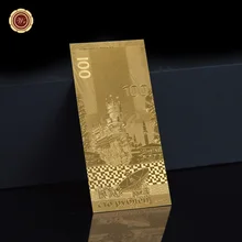 Pièce de monnaie en papier russe, 100 roubles, pur crimée or, Euro, cadeau d'entreprise