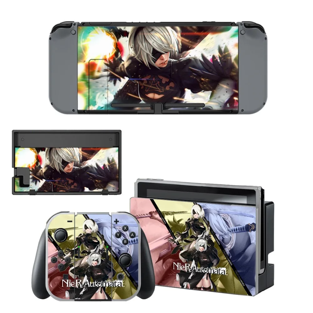 

VINYL SKIN STICKER NieR:Automata DECAL COVER for Nintend Switch Console and Joy-Con Controlle