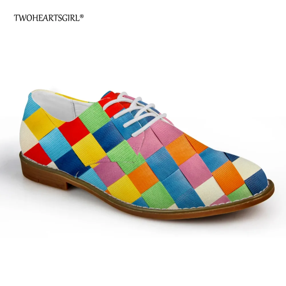 

Twoheartsgirl Oxford Shoes for Men Pu Leather Men Lattice Shoes Personalized Breathable Male Dress Shoes Casual Lace Up Flats