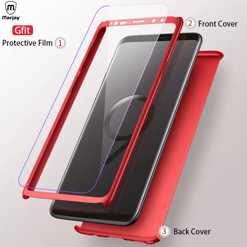 Crouch 360 Full Cover Phone Case For Xiaomi Redmi Note 4 4X Shockproof Protective mi 6 5 note With Glass |