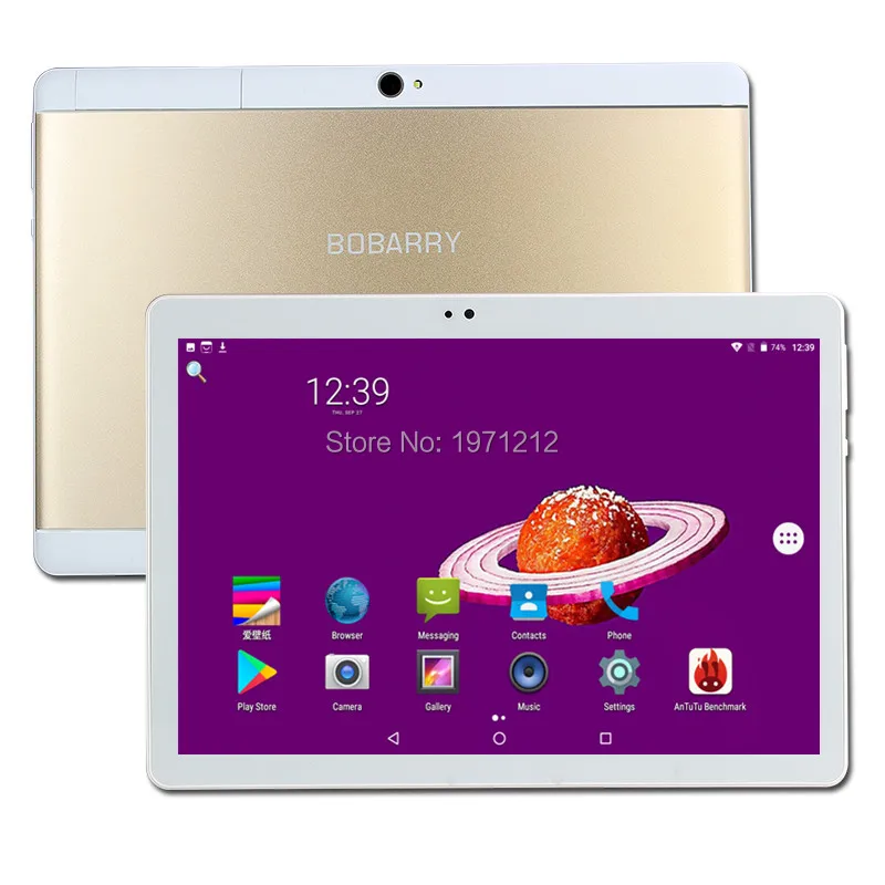 BOBARRY T900 10.1 inch tablet PC Android 7.0 Phone call 3G 4G LTE octa core RAM 4GB ROM 64GB 1920x1200 IPS Dual SIM tablets Pcs