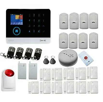 

Yobang Security APP Smarts Alarm system Russian English spanish Wireless wifi Home security alarm GSM alarm system