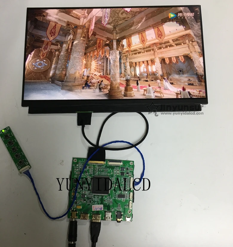 12.5 inch 3840*2160 4K IPS LCD slim LCM screen dispaly with HDMI eDP controller board driver board cable for 3D printer