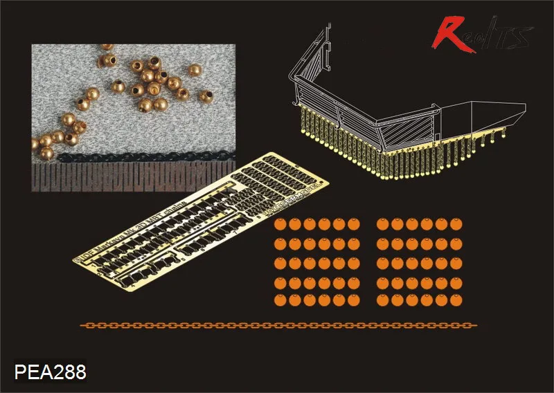RealTS Voyager модель PEA288 IDF Merkava Mk.3D MBT цепи(для TS-001 MENG