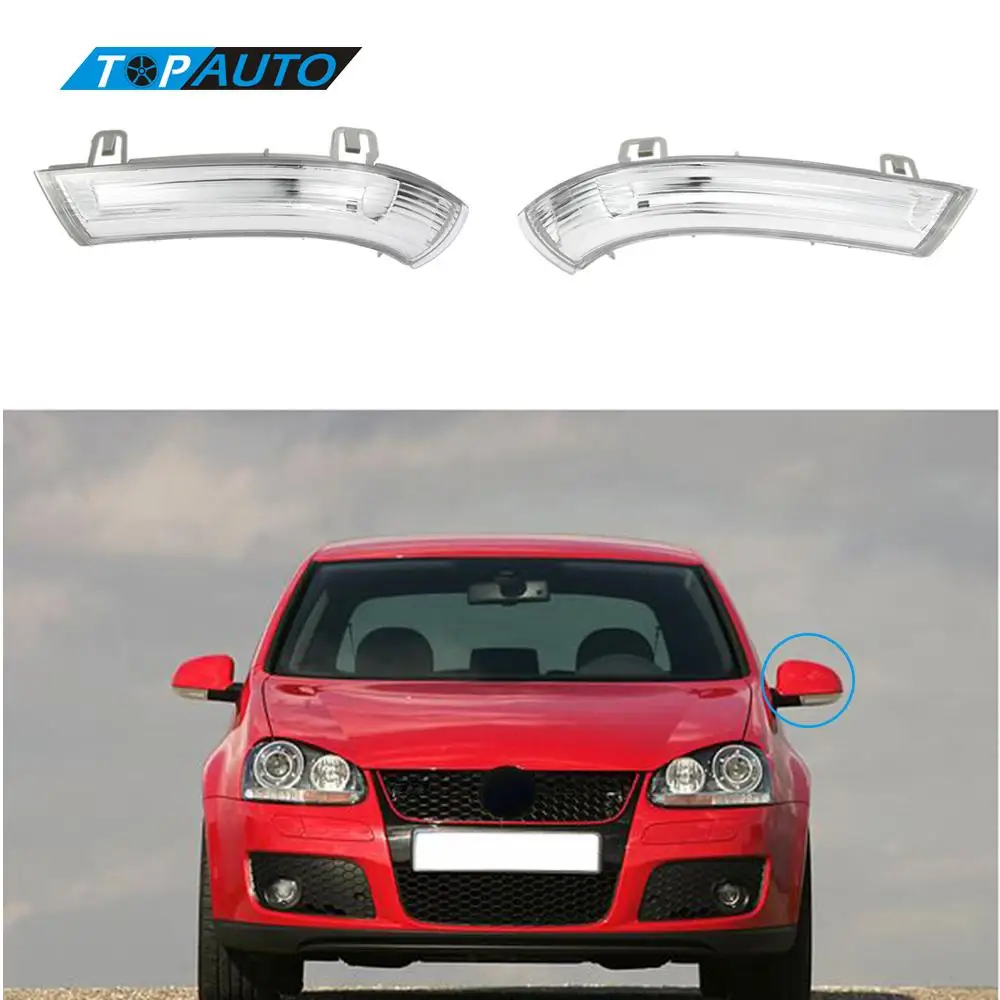 

Car styling Left Side Wing Mirror Indicator Turn Signal Bulb for VW MK5 Golf PASSAT JETTA 1K0949101