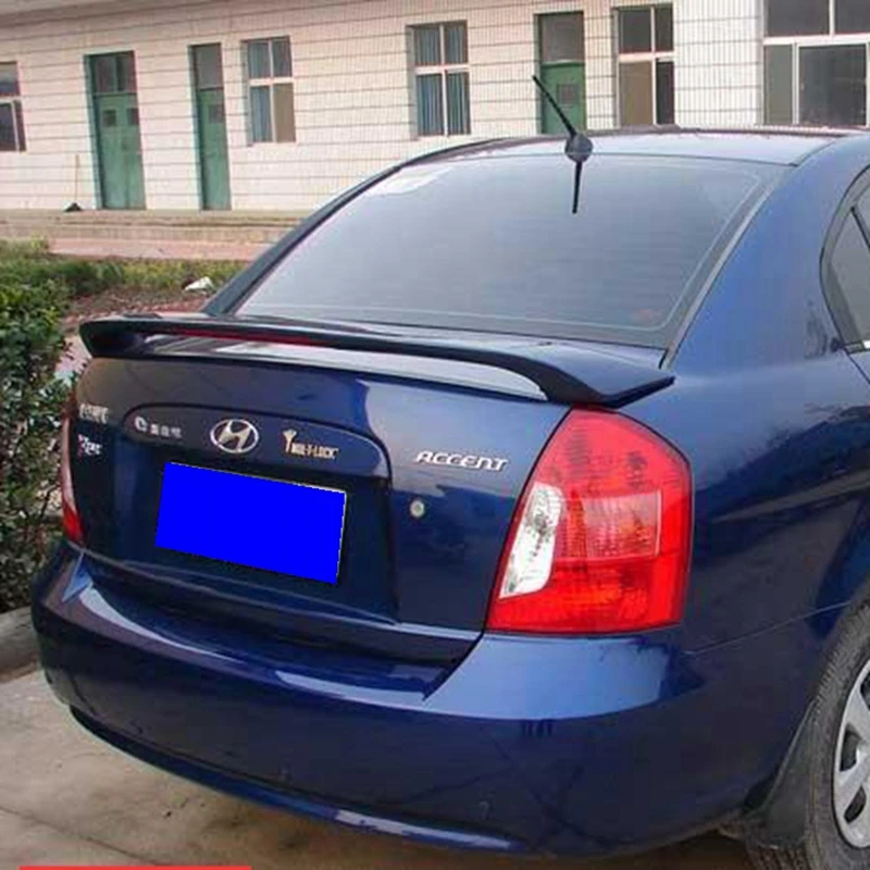 Монтфорд для hyundai Verna 2010 2011 2012 2013 ABS пластик Неокрашенный задний багажник