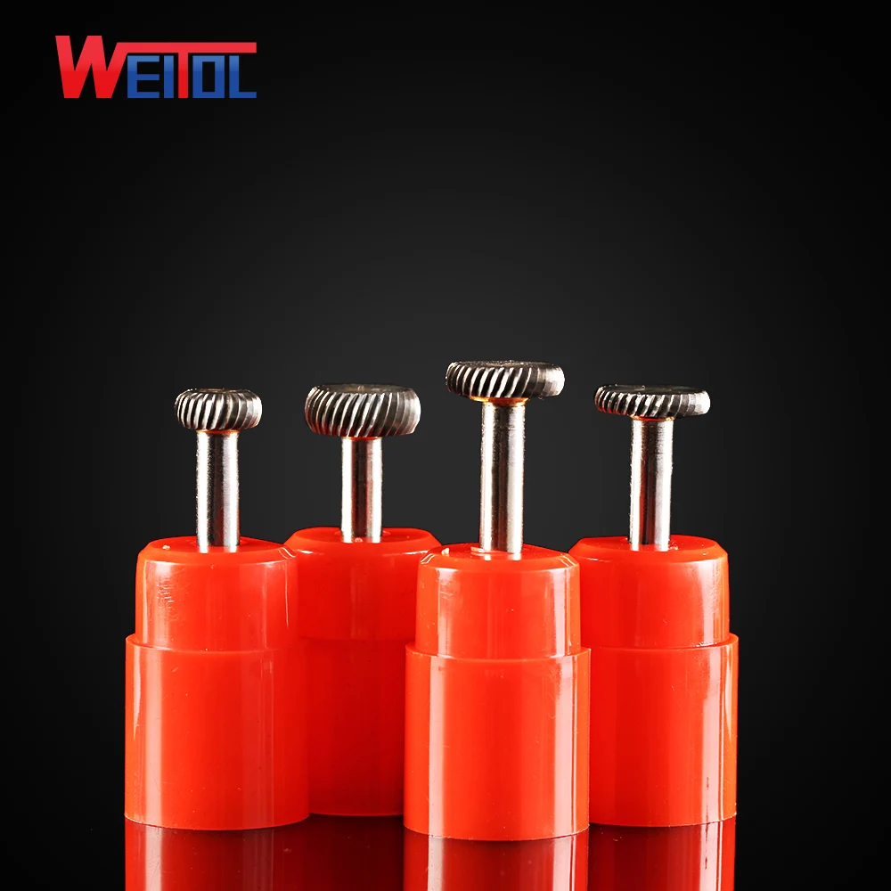 Weitol 3 шт. 1/4 дюйма 6 мм Т Тип карбида роторные файлы вольфрама заусенцы CNC