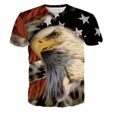 2017 casual American Eagle hiphop male concert shirt O-neck sweatshirt 3d print women/men cartoon pullover summer Tees T-shirts