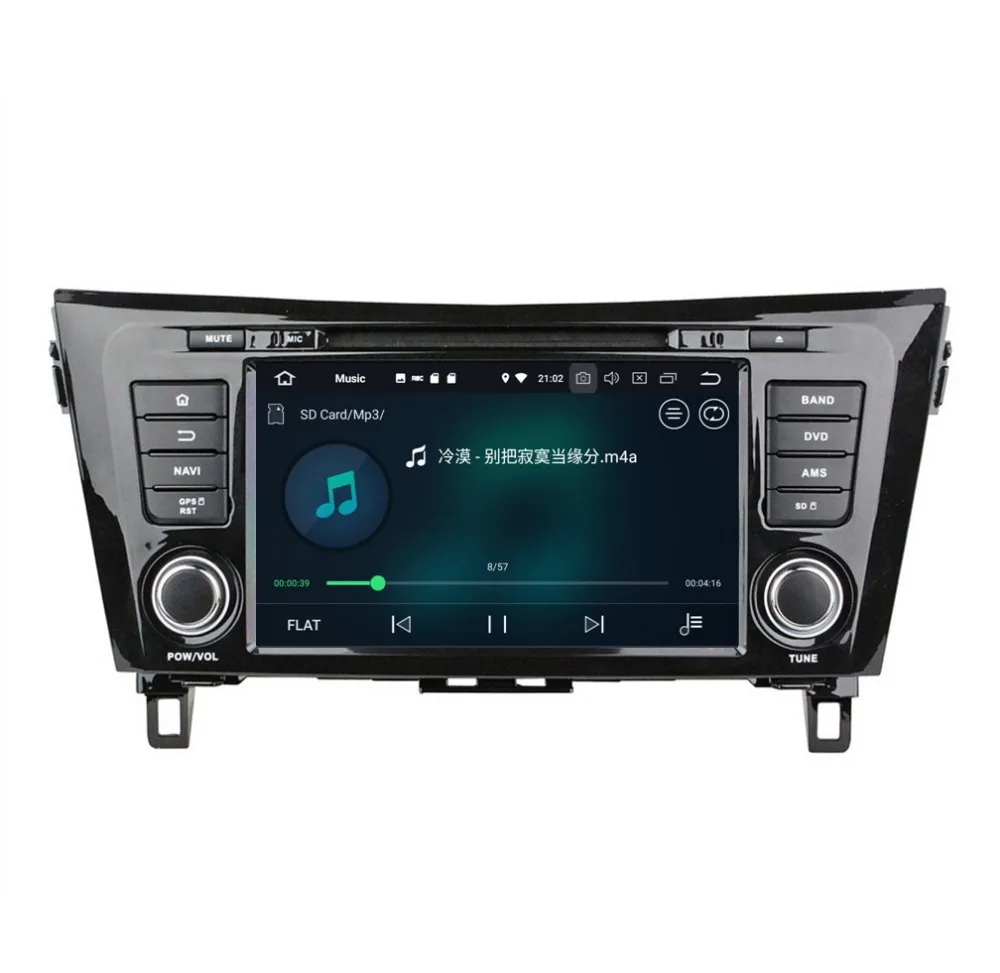 Cheap 4GB RAM Octa Core 8" Android 8.0 Car Radio DVD Player for Nissan QashQai X-Trail 2014 2015 2016 GPS Bluetooth 4G WIFI 32GB ROM 7