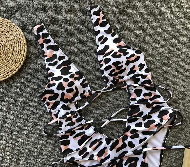 Новые модные летние пикантные Для женщин Комбинезон утягивающий 3D Ползунки с цветами Комбинезоны Bodycon Leopard трико из змеиной кожи 2019