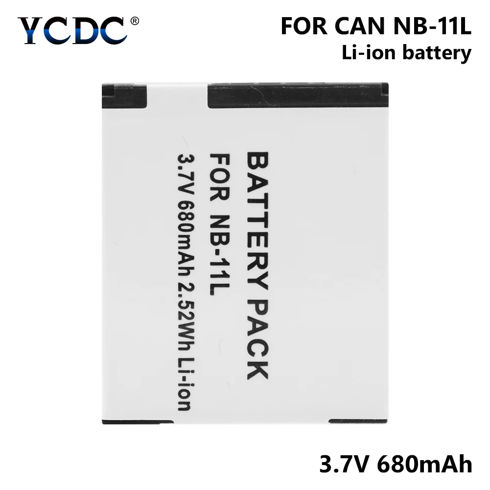 1/2 шт. 2020 Новый NB 11L NB11L 11LH 3 7 в 680 мАч литий ионный аккумулятор для Canon PowerShot A2300 A2400 A2500