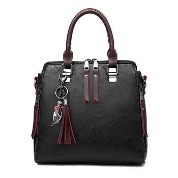 

Women's Fashion Handbag Beautiful Lady Crossbody Bag Elegant Pu Leather One Shoulder Handbags Shopping Bag black