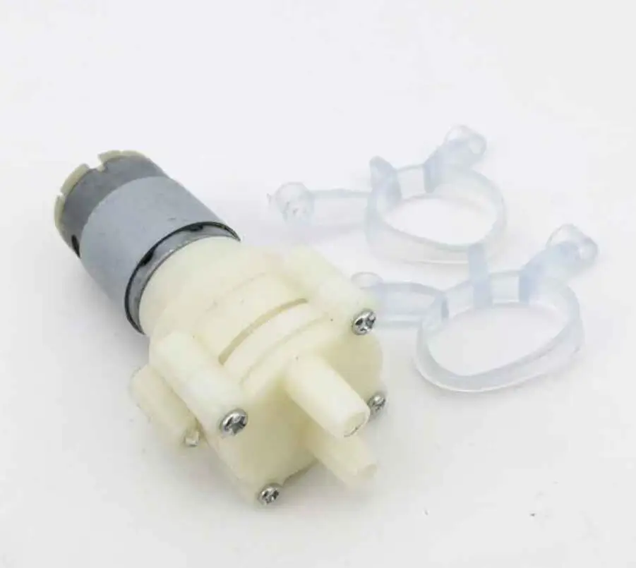 

1PCS Mini Fuel Pump/Water Pump DC Diaphragm Pump 6-12v w/Soft Rubber Sleeve for RC Boat(Cooling Parts) DIY Design Model