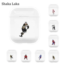 Чехол для Airpods 2 1 защитный чехол для хоккеиста прозрачный ПК беспроводной чехол для наушников s для Apple Airpods