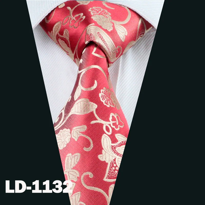 29 Colors Classic Red Wedding Ties For Men Gifts Party Fashion Designer Gold Teal Solid Silk Men Neckties 8.5cm Dropshipping Tie - Цвет: LD-1132