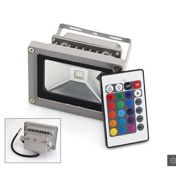 

4pcs/lot 20W COB RGB led flood light energy saving long lifespan waterproof flood lamp 3 years warranty AC85-265v DHL free