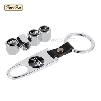 

OZ Racing Car Wheel Tire Valve Caps Cover Keychain For Mazda 3 Audi R8 TT Volkswagen Golf Ford Focus Toyota Yaris Subaru Impreza