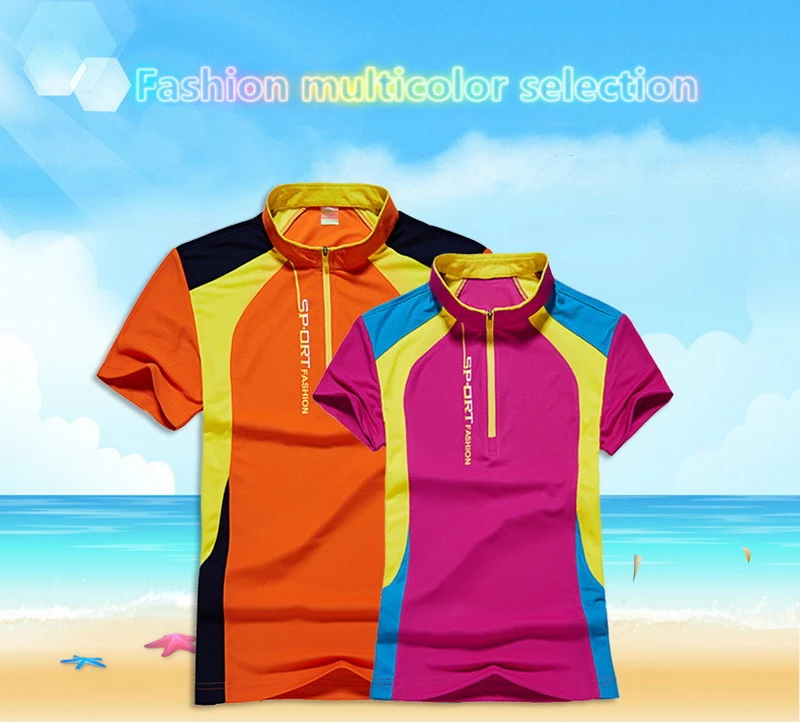 Новая Одежда влюбленных мужчин/женщин кемпинг и туризм футболка спорт на открытом воздухе с коротким рукавом дышащие быстросохнущие рубашки для бега