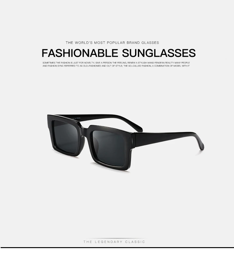 Roza солнцезащитные очки для женщин/мужчин прямоугольные Ретро брендовые дизайнерские Винтажные Солнцезащитные очки плоский верх классические женские Gafas De Sol UV400 RZ0664