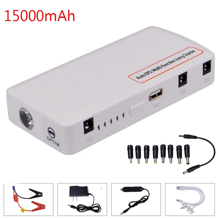 Cheapest 2016 15000mAh Portable Jump Starter Car Battery Charger Mini