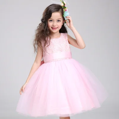 Summer children s clothing girls princess dress tutu dress children girls pink dress birthday gift