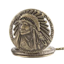 Ретро Антикварный старый человек портрет дизайн лицо кварцевые карманные часы нормальный 80 см ожерелье цепь часы лучшие подарки коллекционные вещи