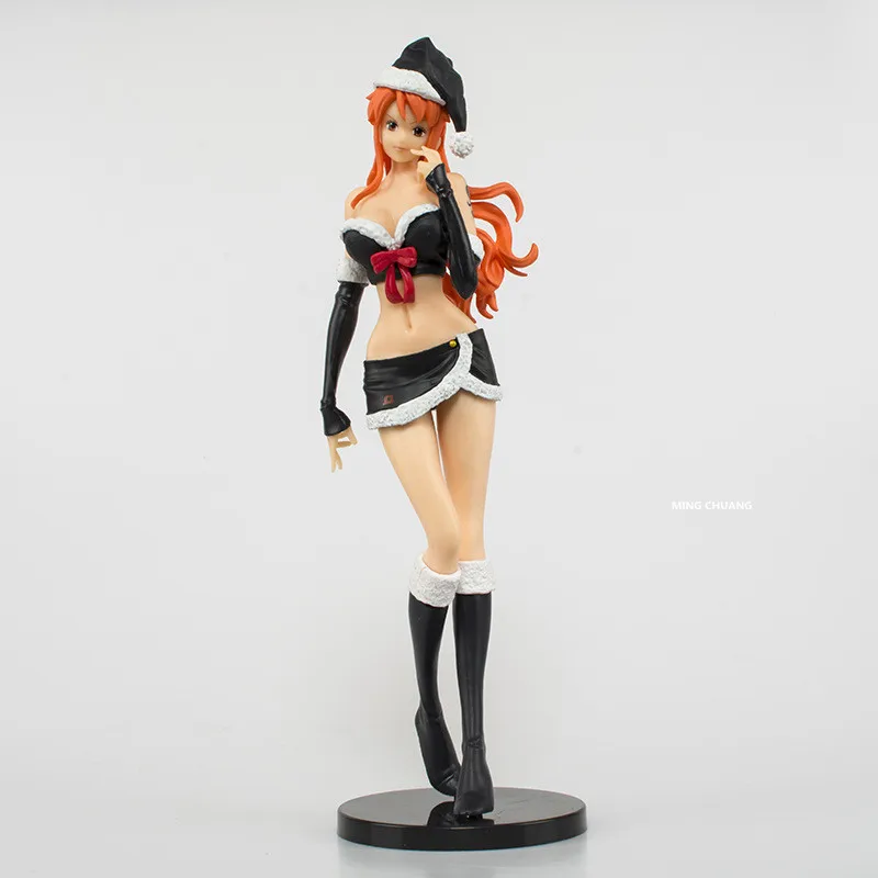 ONE-PIECE-Glamour-Christmas-Lade-Nami-The-Straw-Hat-Pirates-Roronoa-Zoro-Partner-PVC-25CM-Action (1)