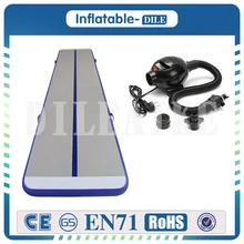 Высокое качество 600x100x20 см надувные воздушные дорожки акробатические маты с бесплатным один электрический насос для детей