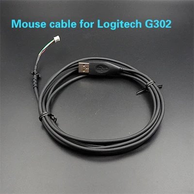 Кабель для мыши для logitech G100 GPRO G102 G300 G300S G302 G400 G400S G402 MX518 MX510 Прочный USB кабель для замены - Цвет: G302