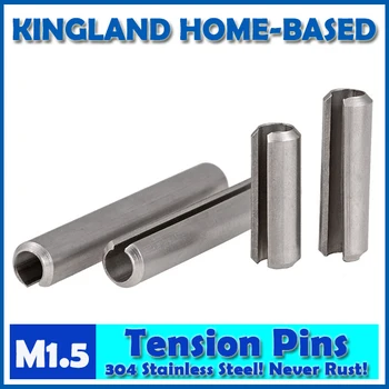 

100 PCS M1.5 Split Cotter Spring Pin Parallel Slotted, Heavy Duty Made Of 304 Stainless Steel