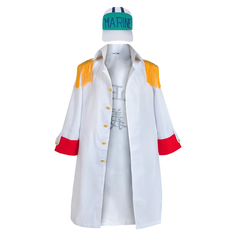 

Anime ONE PIECE Costumes Cosplay NAVY General Cape justice Loosetrench coat European size Free Shipping